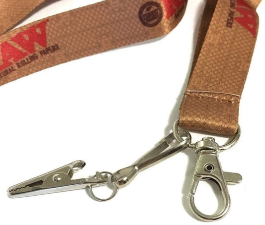 Raw Lanyard with Roach Clip